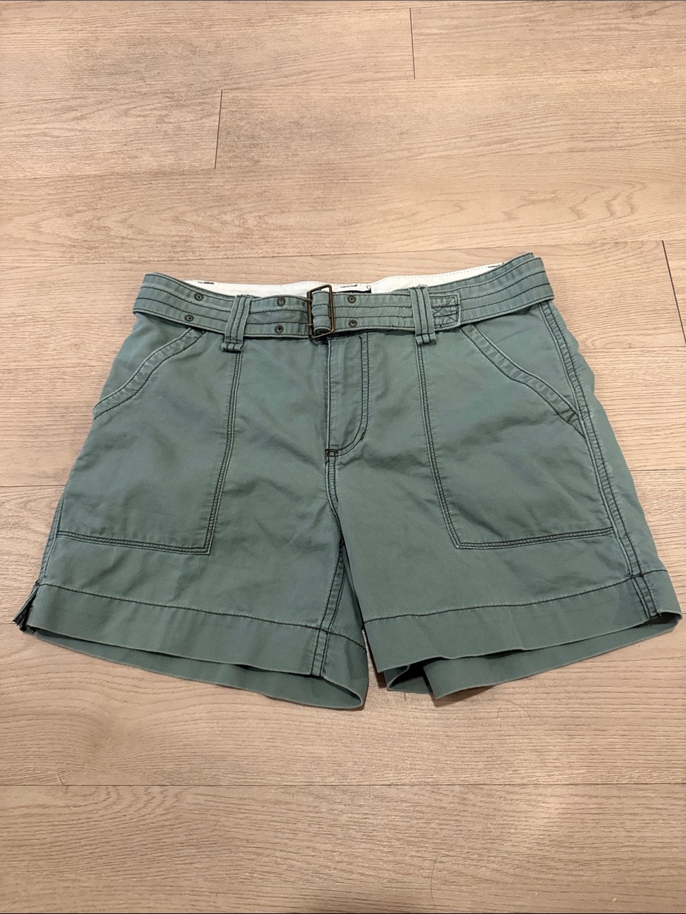 Polo by Ralph Lauren sage green cargo shorts with belt